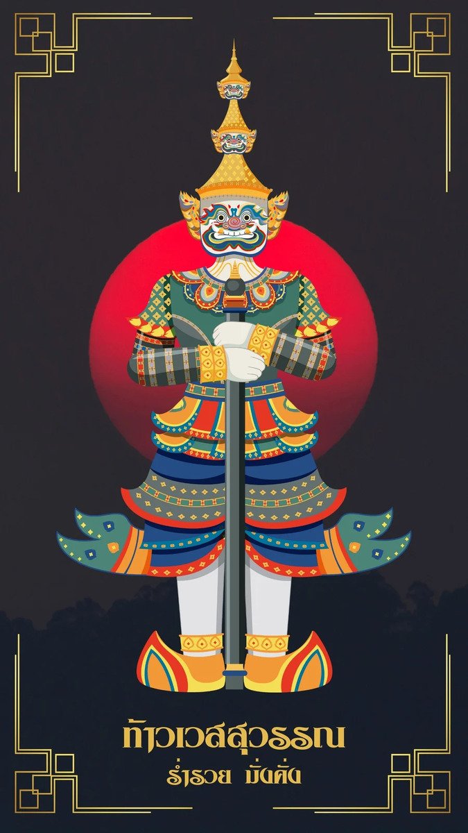 ท้าวเวสสุวรรณ ร่ำรวย มั่งคั่ง