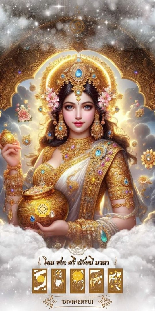 พระแม่ลักษมี ร่ำรวยเงินทอง สมหวังทุกประการ