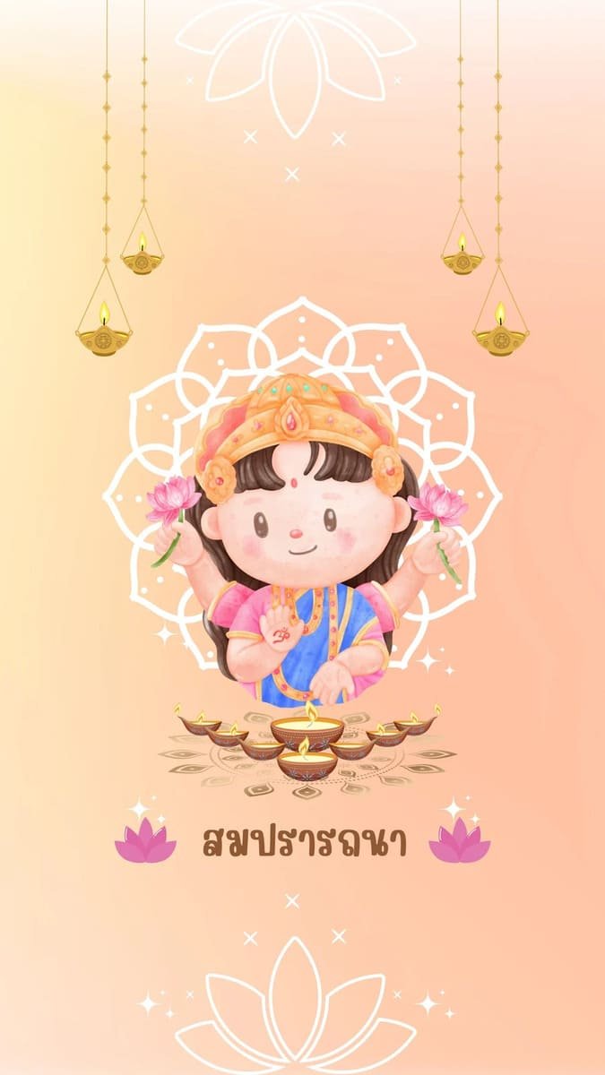 พระแม่ลักษมี ให้พรดั่งสมปรารถนา